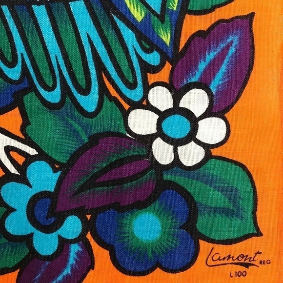 Vintage 1960s Irish Linen Wise Owl Textile Wall Hanging - Picture 6 of 9